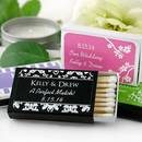 Click on Personalized Wedding Matchboxes to see product details