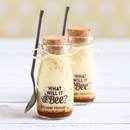 Click on Personalized Printed Baby Shower Vintage Milk Jars to see product details