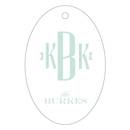 Click on Letterpress Gift Tag - T1 - Mongram Ribbon to see product details