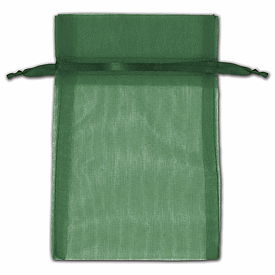 Click on Hunter Green Organza Bags to see product details