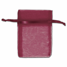 Click on Burgundy Organza Bags to see product details