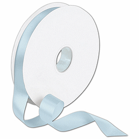 Click on Double Face Light Blue Satin Ribbon to see product details