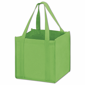Click on Lime Unprinted Non-Woven Tote Bags to see product details