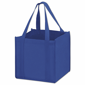 Click on Royal Blue Unprinted Non-Woven Tote Bags to see product details