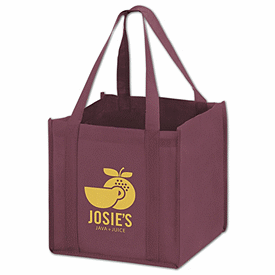 Click on Burgundy Non-Woven Tote Bags to see product details
