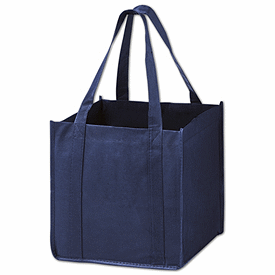 Click on Navy Unprinted Non-Woven Tote Bags to see product details