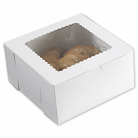 Click on White Windowed Bakery Boxes to see product details