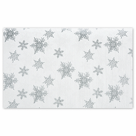 Click on Pearl/Silver Snowflakes Tissue Paper to see product details