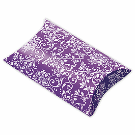 Click on Purple/White Damask Pillow Boxes to see product details