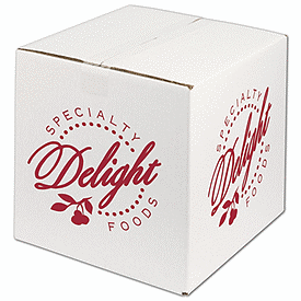 Click on White Printed Corrugated Boxes to see product details