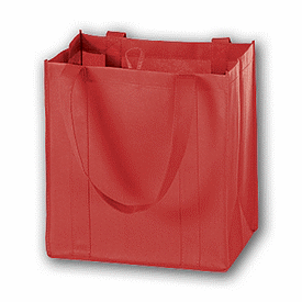 Click on Red Unprinted Non-Woven Market Bags to see product details