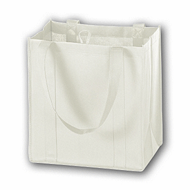 Click on White Unprinted Non-Woven Market Bags to see product details