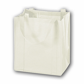 Click on White Unprinted Non-Woven Market Bags to see product details