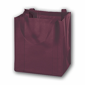 Click on Burgundy Unprinted Non-Woven Market Bags to see product details