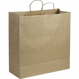 Click on Recycled Kraft Paper Shoppers Jumbo to see product details