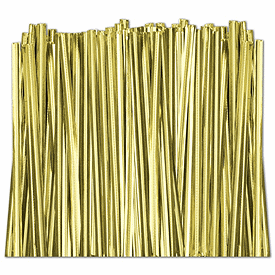 Click on Gold Metallic Twist Ties to see product details