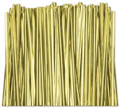 Click on Gold Metallic Twist Ties to see product details