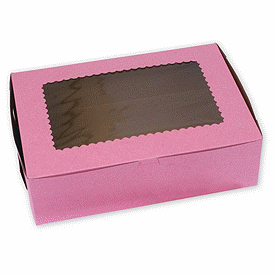 Click on Strawberry Windowed Standard Cupcake Boxes to see product details