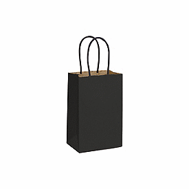 Click on Black Color-on-Kraft Shoppers to see product details