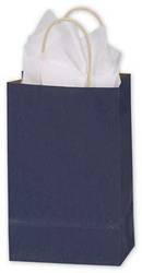 Click on Dark Blue Color-on-Kraft Shoppers to see product details