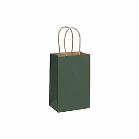 Click on Forest Green Color-on-Kraft Shoppers to see product details