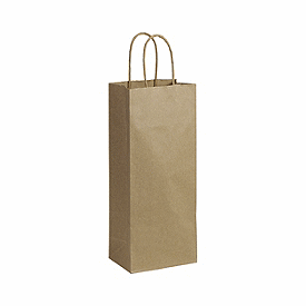 Click on Recycled Kraft Paper Shoppers Wine to see product details