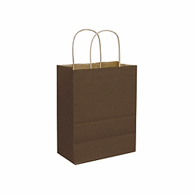 Click on Chocolate Color-on-Kraft Shoppers to see product details