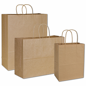 Click on Recycled Kraft Paper Shoppers Assortment to see product details
