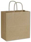 Click on Recycled Kraft Paper Shoppers Emerald to see product details