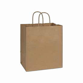 Click on Recycled Kraft Paper Shoppers Bistro to see product details