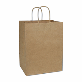 Click on Recycled Kraft Paper Shoppers Regal to see product details