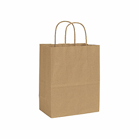 Click on Recycled Kraft Paper Shoppers Cub to see product details