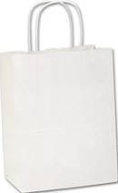 Click on Recycled White Kraft Paper Shoppers Cub to see product details