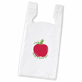 Click on Apple Pre-Printed T-Shirt Bags to see product details