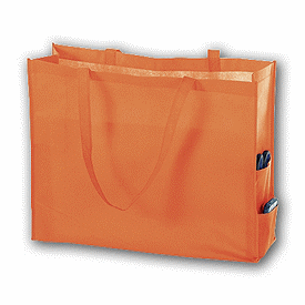 Click on Orange Unprinted Non-Woven Tote Bags to see product details
