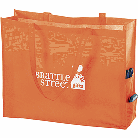 Click on Orange Non-Woven Tote Bags to see product details