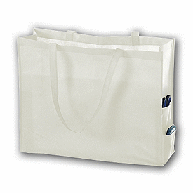 Click on White Unprinted Non-Woven Tote Bags to see product details