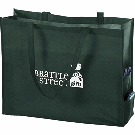 Click on Hunter Green Non-Woven Tote Bags to see product details