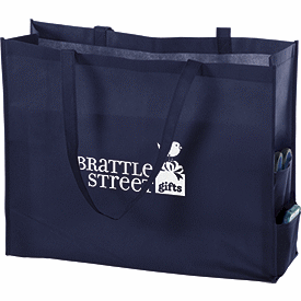 Click on Navy Non-Woven Tote Bags to see product details