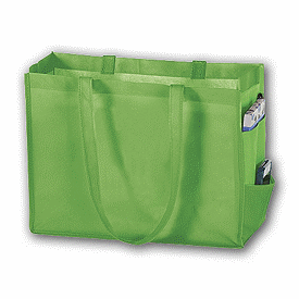 Click on Lime Unprinted Non-Woven Tote Bags to see product details
