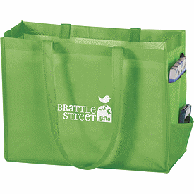 Click on Lime Non-Woven Tote Bags to see product details
