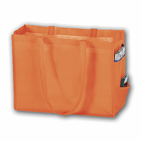 Click on Orange Unprinted Non-Woven Tote Bags to see product details