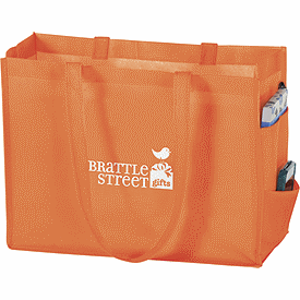 Click on Orange Non-Woven Tote Bags to see product details
