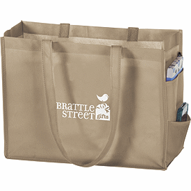 Click on Tan Non-Woven Tote Bags to see product details