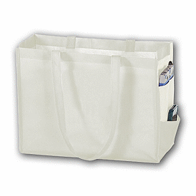 Click on White Unprinted Non-Woven Tote Bags to see product details