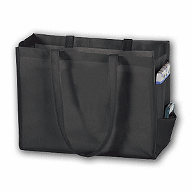 Click on Black Unprinted Non-Woven Tote Bags to see product details