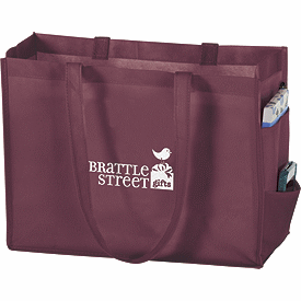 Click on Burgundy Non-Woven Tote Bags to see product details