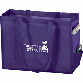 Click on Purple Non-Woven Tote Bags to see product details