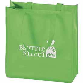 Click on Lime Non-Woven Tote Bags to see product details