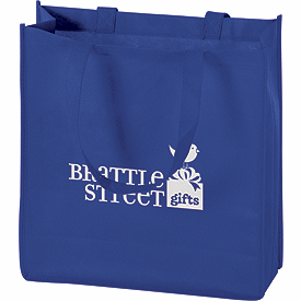 Click on Royal Blue Non-Woven Tote Bags to see product details